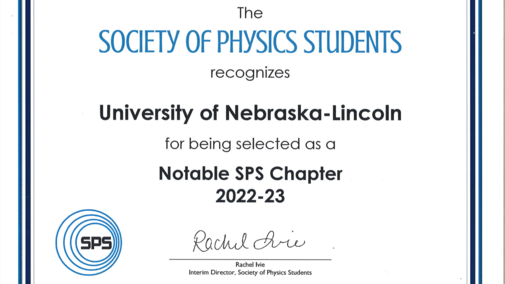 SPS certificate