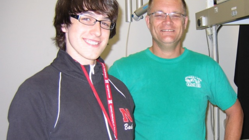 Professor and student