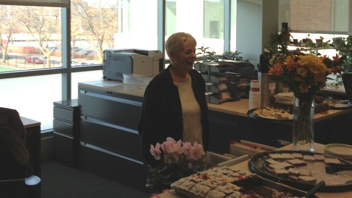 Kay Haley at her retirement party