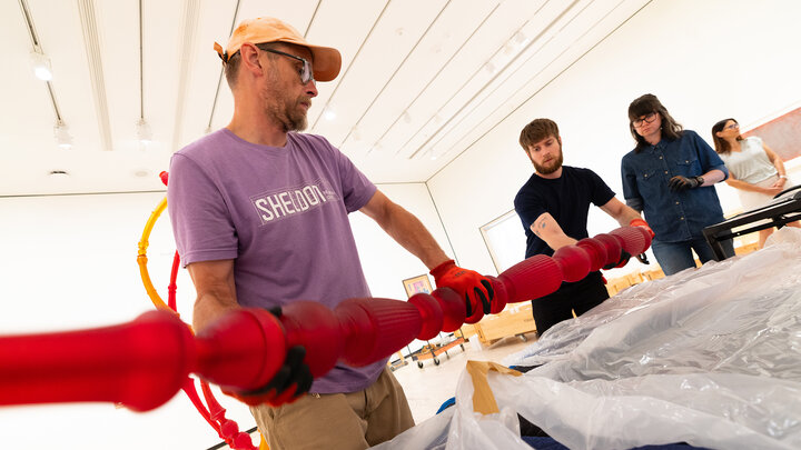 New exhibition at Sheldon leans into Husker community
