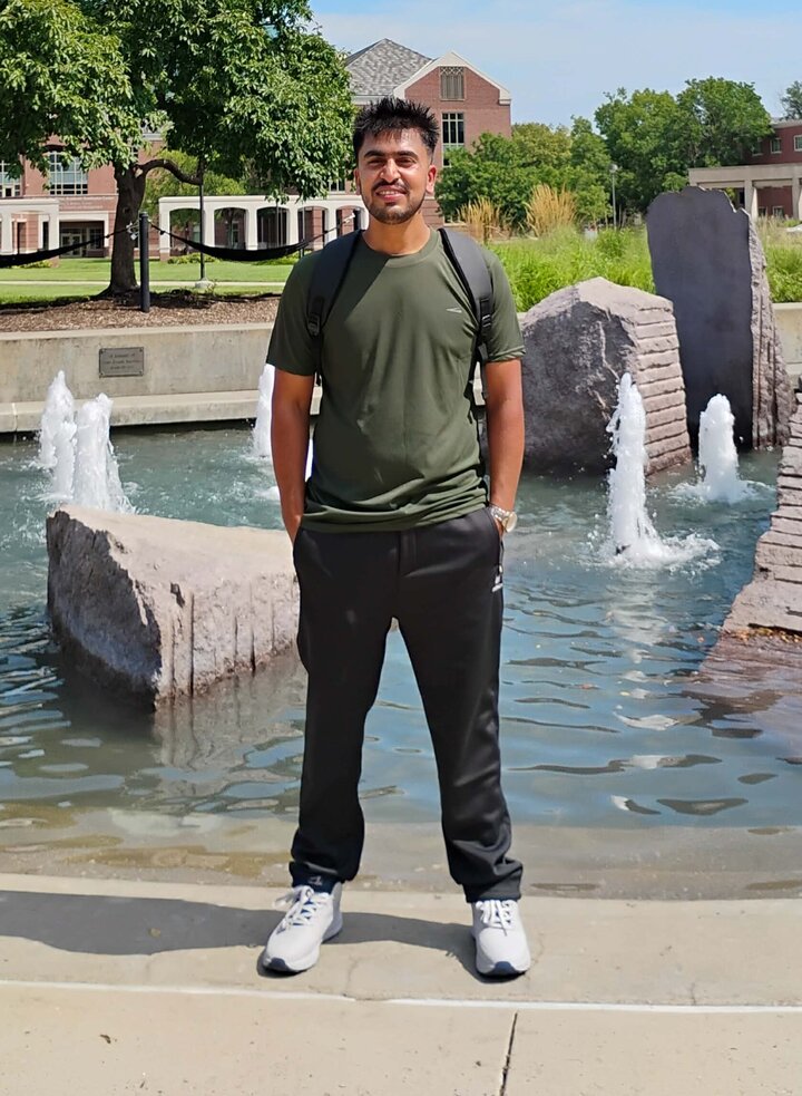 Graduate student Ramesh Khanal